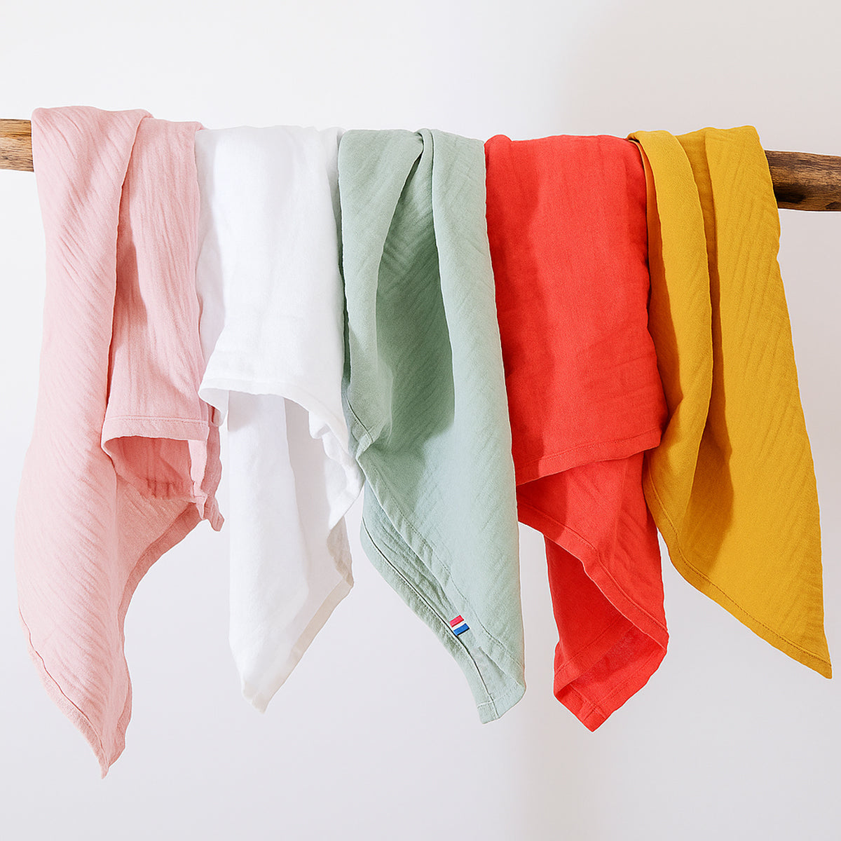 Organic Cotton Swaddles - Strawberry