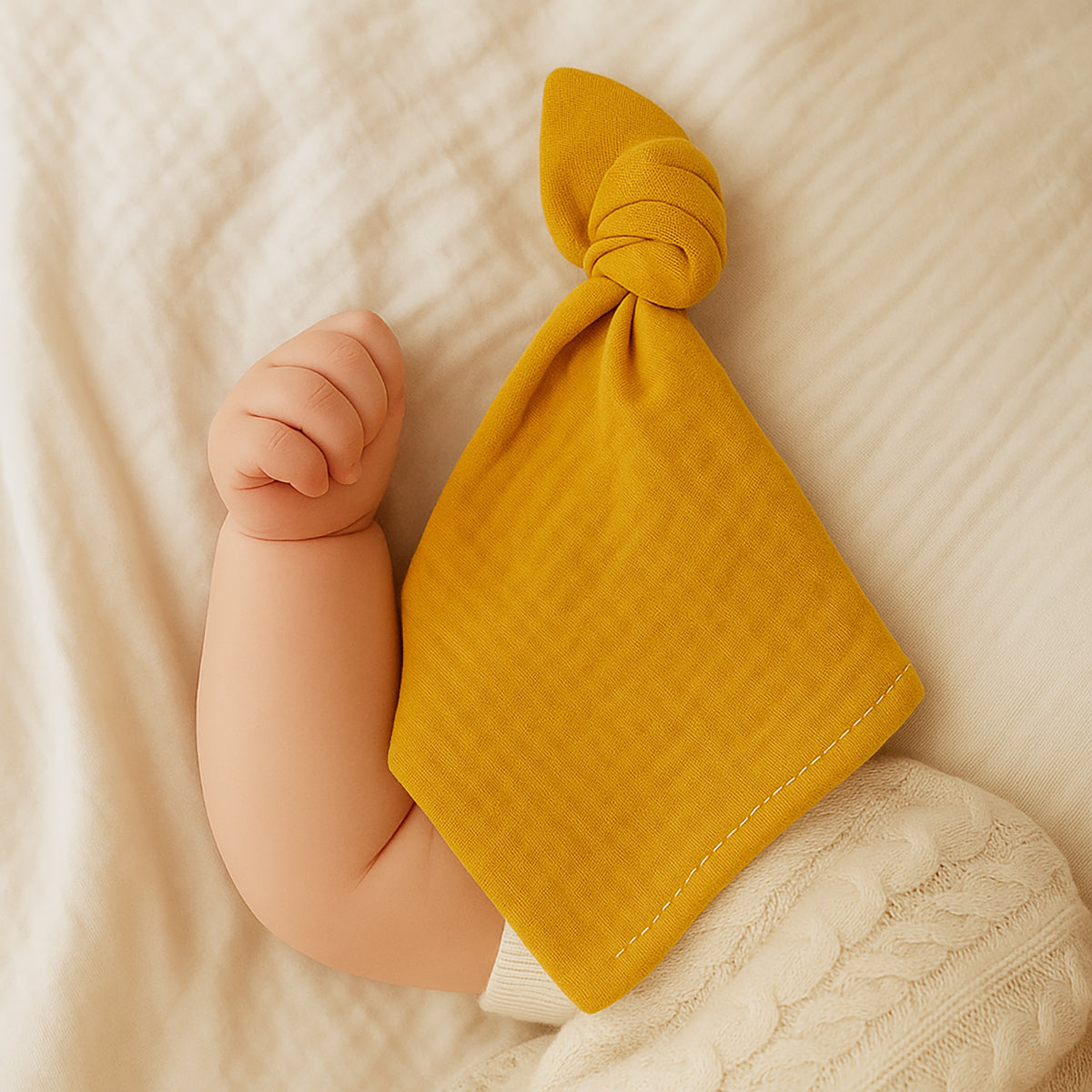 Organic Cotton Swaddles - Honey
