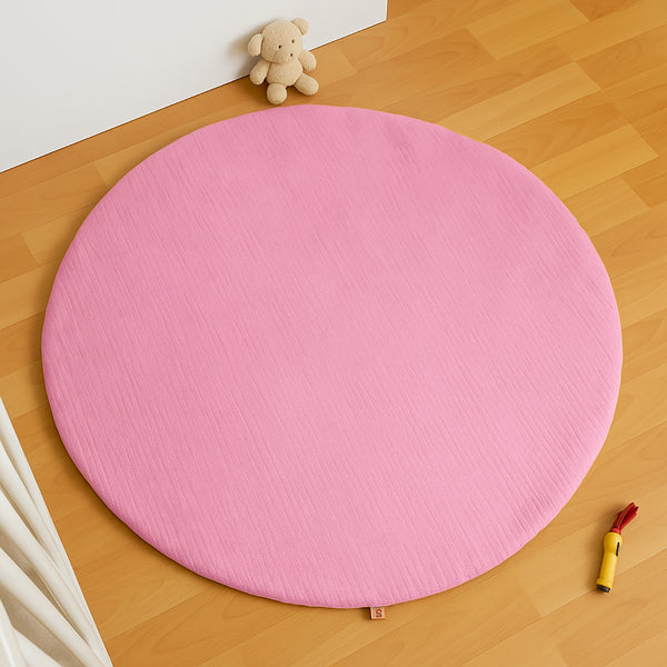 Organic Cotton Activity Mat Havane - Pink