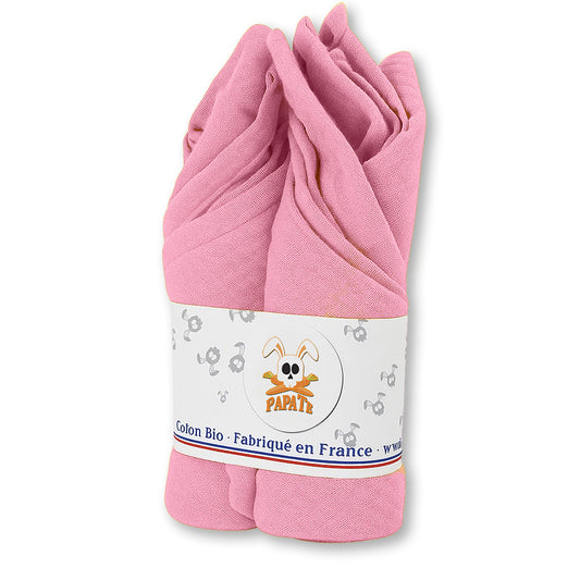 Organic Cotton Swaddles - Pink
