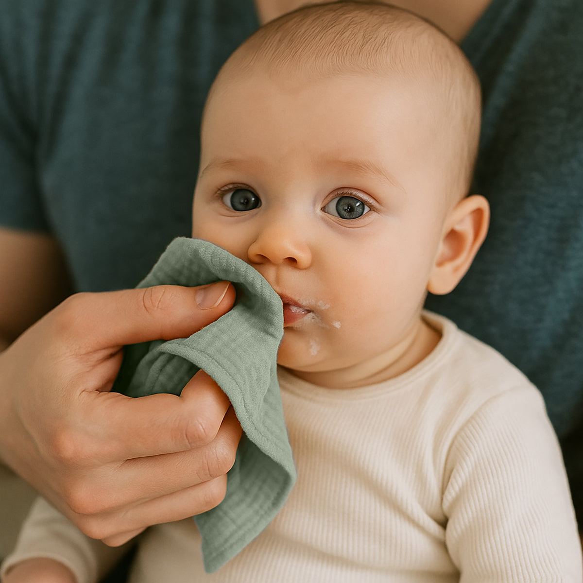 Organic Cotton Swaddles - Green