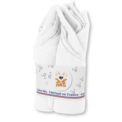 Organic Cotton Swaddles - White