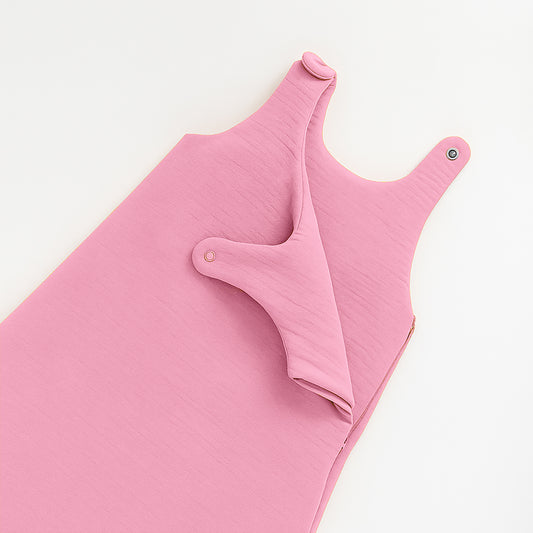 Organic Cotton Winter Sleeping Bag - Pink