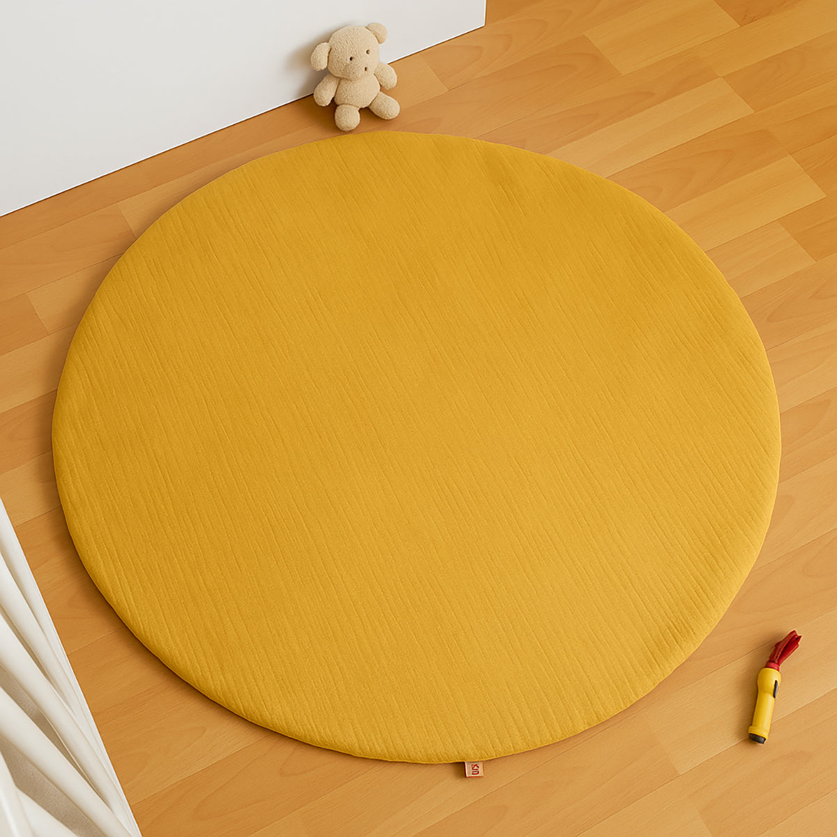 Organic Cotton Activity Mat Havane - Honey