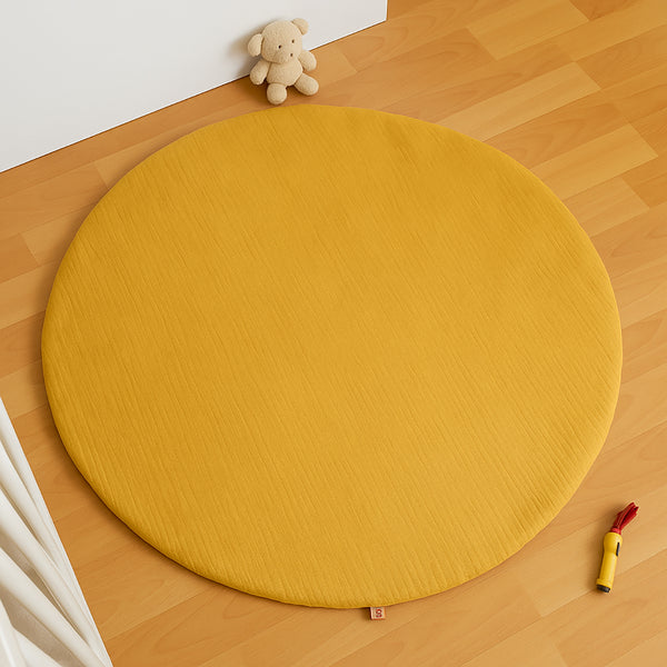 Organic Cotton Activity Mat Havane - Honey