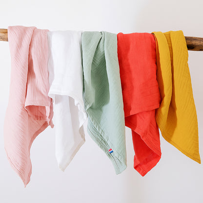 Organic Cotton Swaddles  - Strawberry