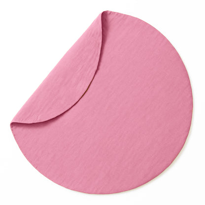 Organic Cotton Activity Mat Havane - Pink