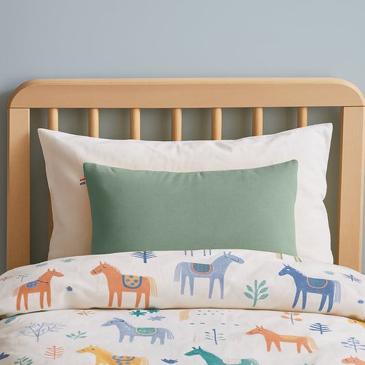 Organic Cotton Pillow - Green