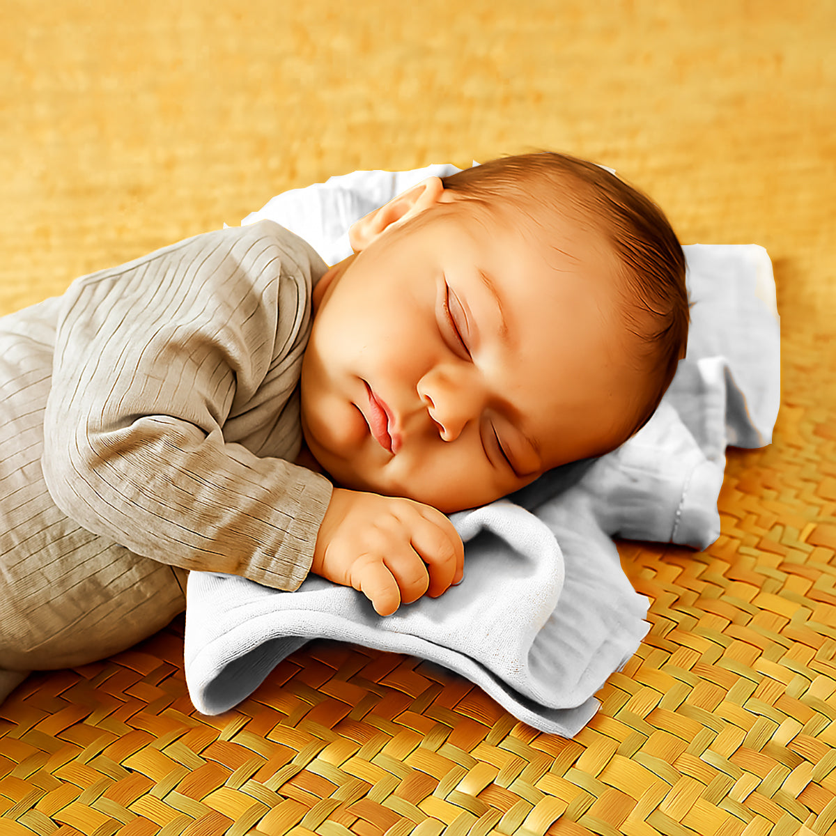 Organic Cotton Swaddles - White