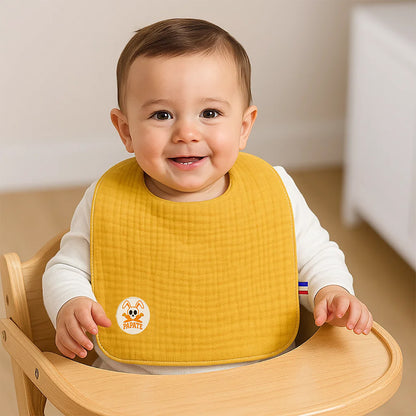 Organic Cotton Bib - Honey