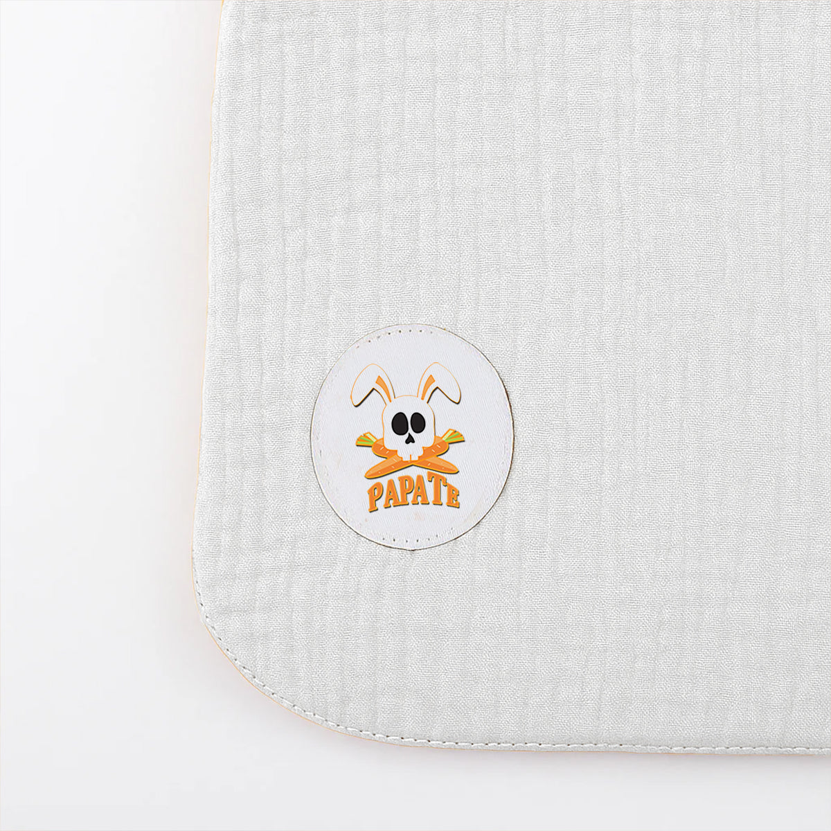 Organic Cotton Bib - White